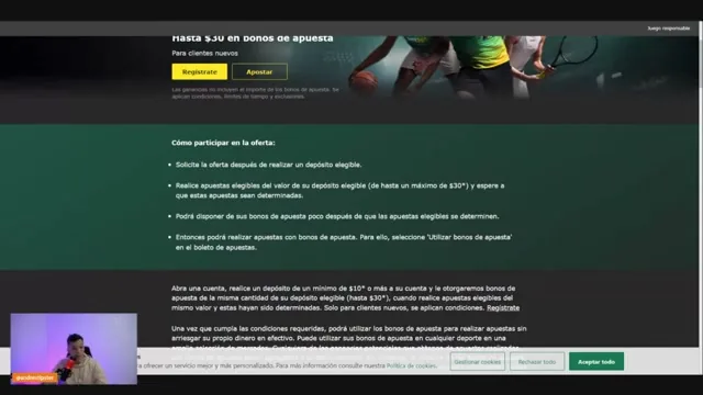 bono de bienvenida — Torneos