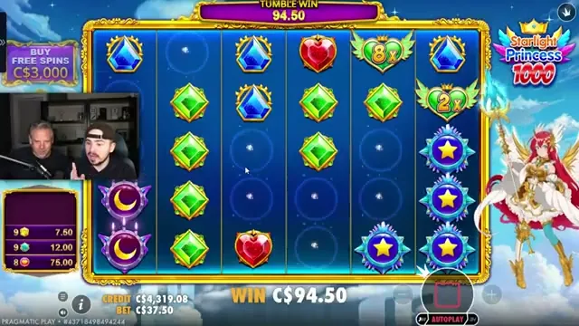 Starlight Princess 1000 — Nuestros datos de prueba
